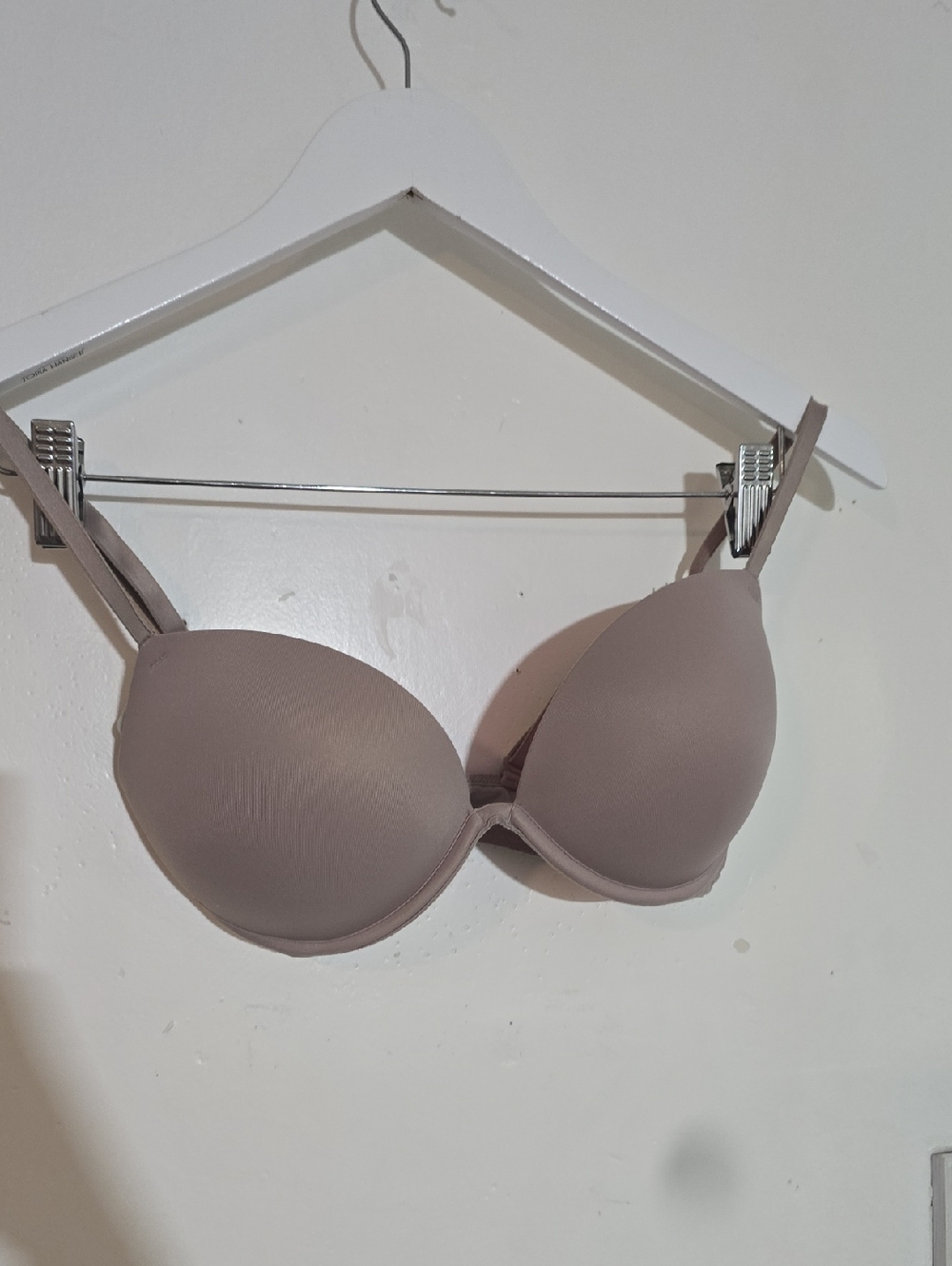 Everywhere Super Push Up Bra in Taupe 36B